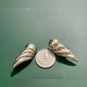 Stylish Silver Clip-On Earrings